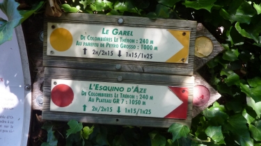 CAROUX - LA DESCENTE DES GORGES DE COLOMBIERES
