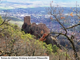 RIBEAUVILLE - LES 3 CHATEAUX - DUSENBACH - SENTIER MARIA RAYDT