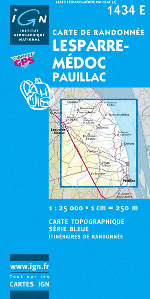 Vignes Du Medoc Carte Ign Et Topographique De La Trace Gps Pour Cette Randonnee