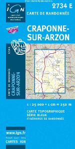 Gorges De La Loire Carte Ign Et Topographique De La Trace Gps Pour Cette Randonnee