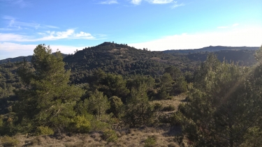 PIC DE MONTAHUT DEPUIS LE LAC DE CAVAYERE-aude