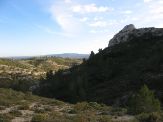 LA MONTAGNETTE A BOULBON-bouches-du-rhone