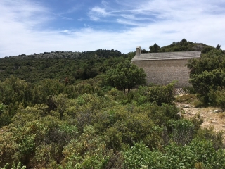 BARRES DE FONTBLANCHE - GRAND CAUNET - RUINES DU VIEUX ROQUEFORT - CHAPELLE ST ANDRE - MONTOUNIE-bouches-du-rhone