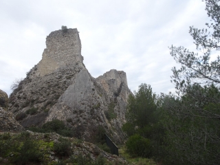 alpilles - DE ND DE BEAUREGARD AU CHATEAU RUINE D ORGON