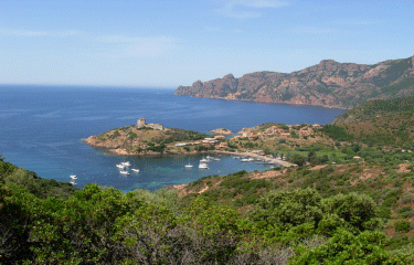 Le sentier du facteur de Girolata-corse-du-sud