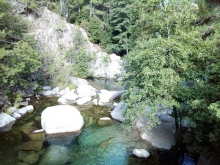 CORTE - TAVIGNANO - PASSERELLE DE ROSSULINU-haute-corse