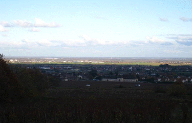 Au dessus de Marssannay-cote-dor-dijon