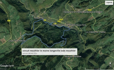 CIRCUIT POINT DE VUE DU MOINE - LONGEVILLE - LODS - MOUTHIER-doubs