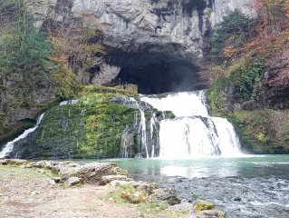 NANS-SOUS-SAINTE-ANNE  - SOURCE ET CASCADE DU LISON-doubs
