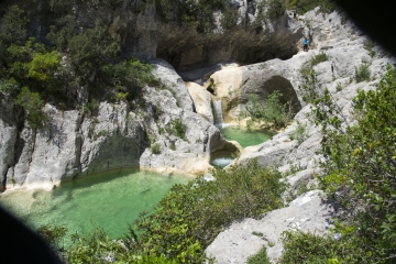 ALLEGRE-LES-FUMADES - CANYON DE L AIGUISSOU - PETITES AIGUIERES - DEFILE D ARGENSOLE-gard