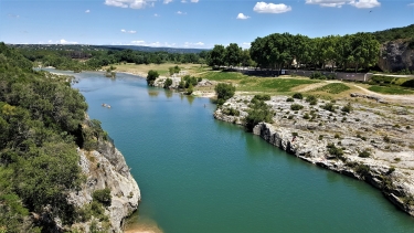 LE PONT DU GARD DEPUIS ST-BONNET-gard