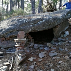 PEYREMALE - DOLMEN LES CHAMS-gard