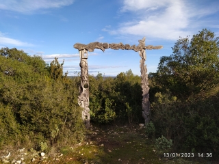 UZES - PONT DES CHARRETTES VERS SAGRIES-gard