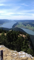 LA DENT DE VAULION VIA VALLORBE PUIS LE LAC DE JOUX-suisse