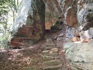 BEAUFORT (LUXEMBOURG) : FELSENWEG N2-luxembourg