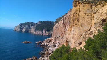 CALA  AIGUAFREDA - PUNTA DES PLON _ COSTA BRAVA-espagne