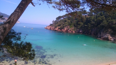 PLATJA FONDA - CALA  AIGUABLAVA - COSTA BRAVA-espagne
