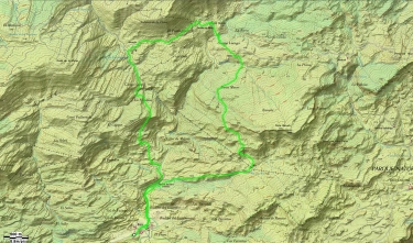 AUTOUR DU RIO ALCANADRE DEPUIS BARA PAR BINUESTE BIBAN ET MIZ-espagne