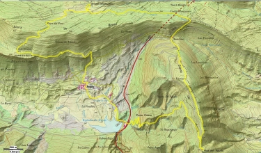PIC ET PUNTA DEL AGUIA ET SIERRA DE BONES DEPUIS ARGUIS-espagne