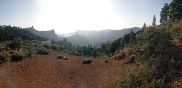 GRANDE CANARIE - PICO DE LA NIEVES ET VUE SUR LE ROQUE NUBLO-espagne