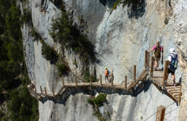 LE CONGOST DE MONT REBEI ET  L ERMITAGE DE SANTA QUITERIA-espagne