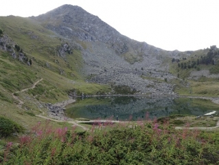 RANDO VERS LE LAC CHAMOLE-italie