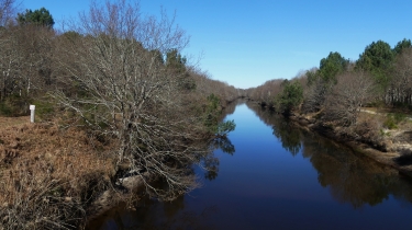 LE PORGE -  PAS DU BOUC - GR8 - CHEMIN DE SAINT-JACQUES - CANAL DES ETANGS-gironde