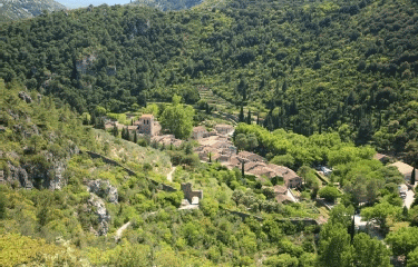SAINT-GUILHEM-LE-DESERT - CIRQUE DE L INFERNET - ND DE BELLE GRACE-herault