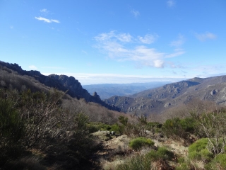 DOUCH - L AYROLE- SALIS - VIALAIS - PAS DE LA LAUZE - COL DE L ORTIGUAS - SERRE D ARET-herault