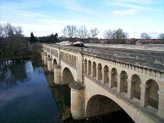 CANAL DU MIDI  DE BEZIERS AU MALPAS-herault