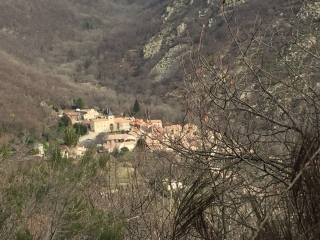 ST VINCENT D OLARGUES - COL DU POIRIER - MAUROUL - CHAPELLE DE ST MARTIN DES OEUFS-herault