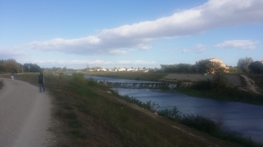 MONTPELLIER - BOUCLE ENTRE RICHTER ET PORT ARIANE VIA LE LEZ-herault