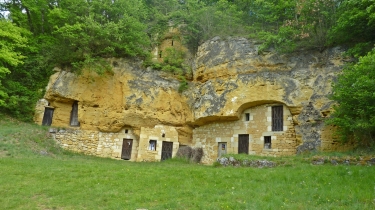 PANZOULT- -GR 48 FORET DE CHINON- GROTTE DE LA SYBILLE-indre-et-loire