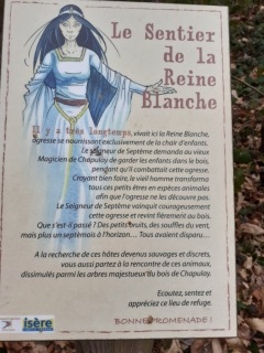 SEPTEME - SENTIER DE LA REINE BLANCHE-isere