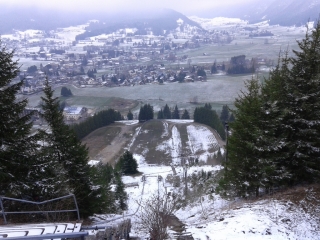 MEAUDRE - TREMPLINS DE SAUTS A SKIS-isere