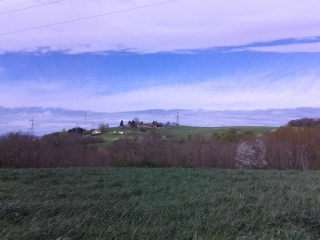 ESTRABLIN - ROUTES SUR LES CRETES-isere