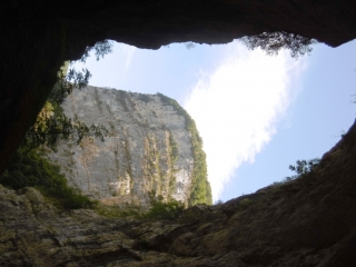 CHORANCHE - CIRQUE ET PORCHE DU BOURNILLON - CASCADE DE MOULIN MARQUIS-isere