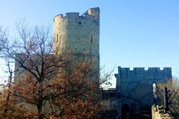 COLLINE DU RELONG - CHATEAU ET ETANG DE FALLAVIER-isere