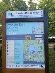 LE TOUR DU LAC D’AUREILHAN - MIMIZAN  AVEC L OPTION -landes