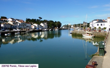 PORNIC - L ANSE AUX LAPINS ET LE PORT-loire-atlantique