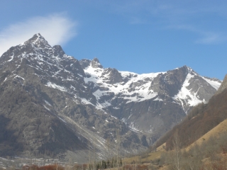 ST LEGER LES MELEZES  -  PARC DES ECRINS EN RAQUETTES-hautes-alpes