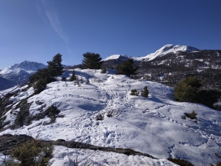 DE SAINT MARCELLIN A SAINTE CATHERINE  PAR LE CHATEAU-hautes-alpes