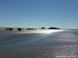 DE L ECO-MUSEE A LA TRAVERSEE DE LA BAIE DU MONT PAR GENET-manche