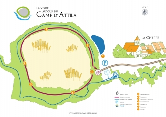 AUTOUR DU CAMP D ATTILA-marne