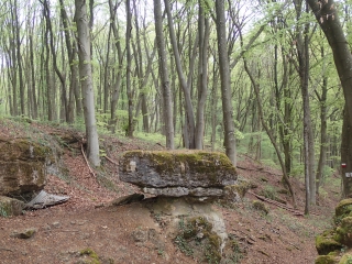 ANCY-SUR-MOSELLE - LA PIERRE QUI TOURNE ET LA CROIX ST CLEMENT-moselle