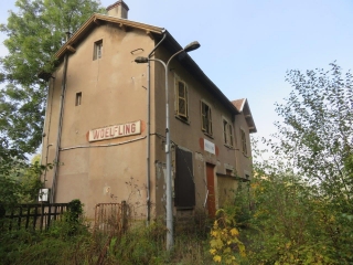 BALADE AU DEPART DE LA GARE DE WOELFLING DANS LE BOIS DE BLIESBRUCK-moselle