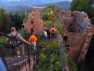 BALADE NOCTURNE AUTOUR DU CHATEAU DE FALKENSTEIN-moselle
