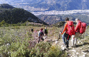 SUR LES HAUTEURS DE SAINT BLAISE - MONT CIMA-alpes-maritimes