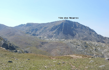 MONT BAL - MONT AIGA - PEL BRUN - MONT DES FOURCHES DEPUIS LE CAMP DES FOURCHES-alpes-maritimes