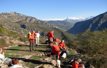 La chapelle St Antoine et Le col Ambellarte-alpes-maritimes